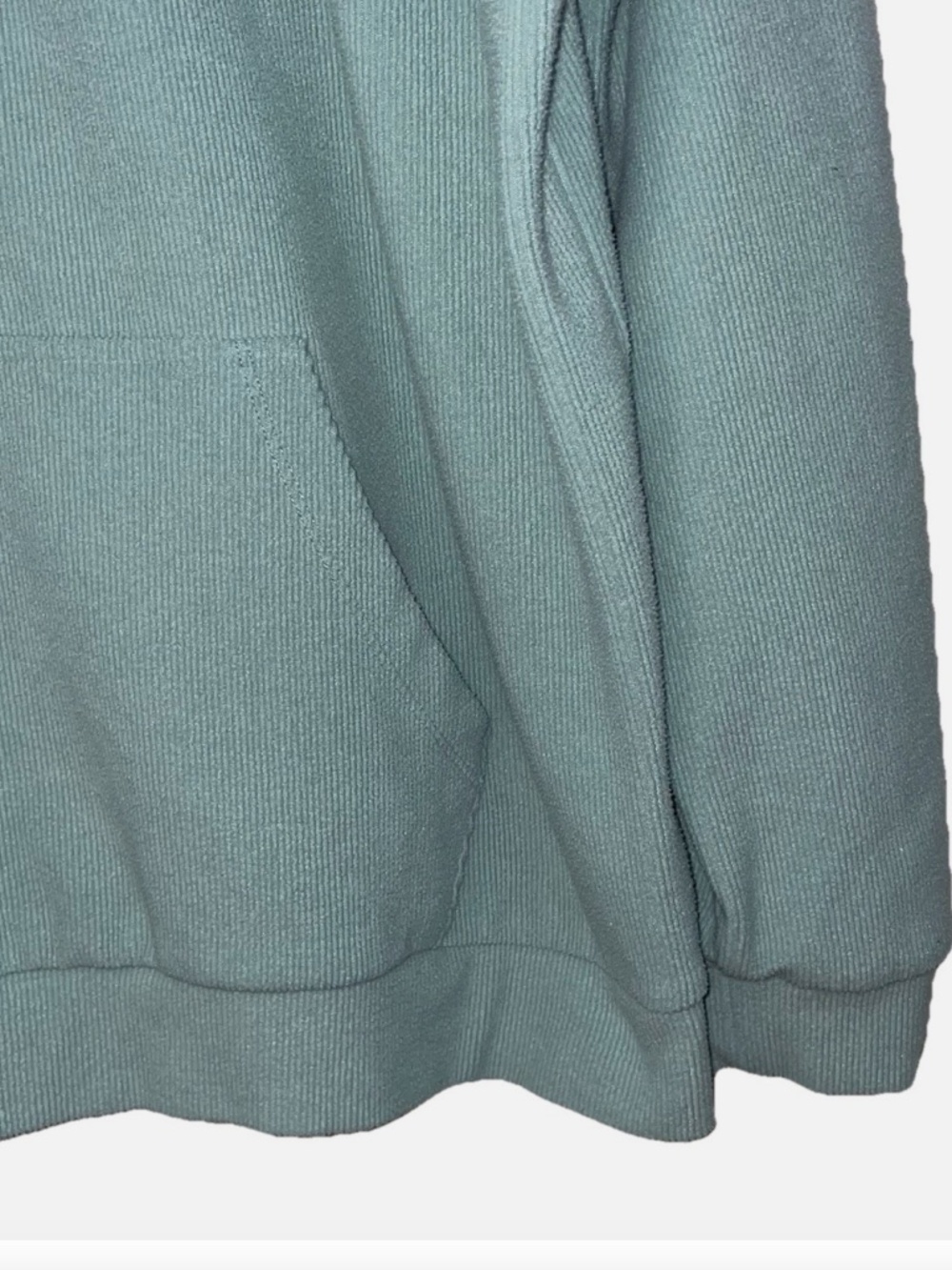 Marc New York Ribbed 1/4 Zip Sweatshirt Womens Medium Cozy - Picture 5 of 9